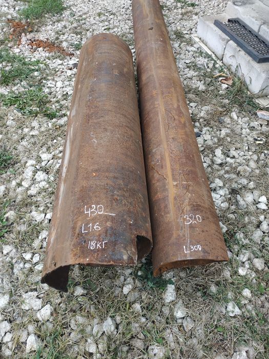 Труба металева 530мм430мм320мм270мм220мм під буржуйку