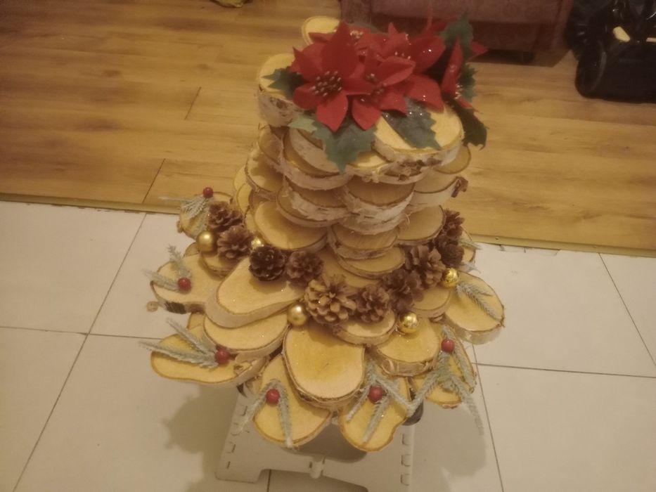 Stroik z plastrów brzozy