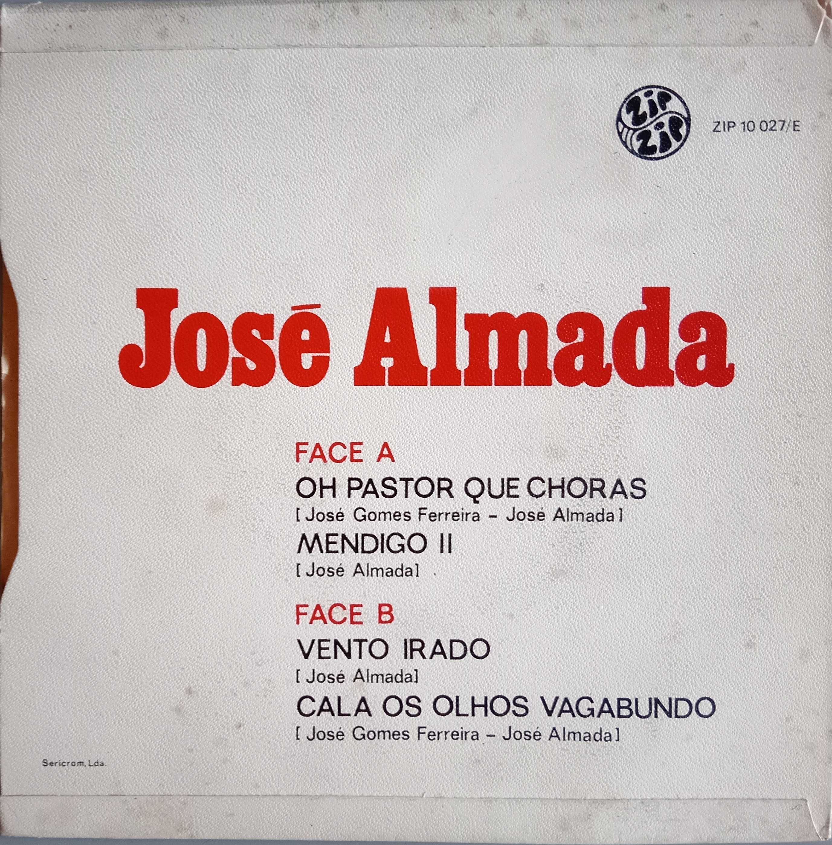 José Almada	- - - - -	Vento Irado	- - - - -	EP