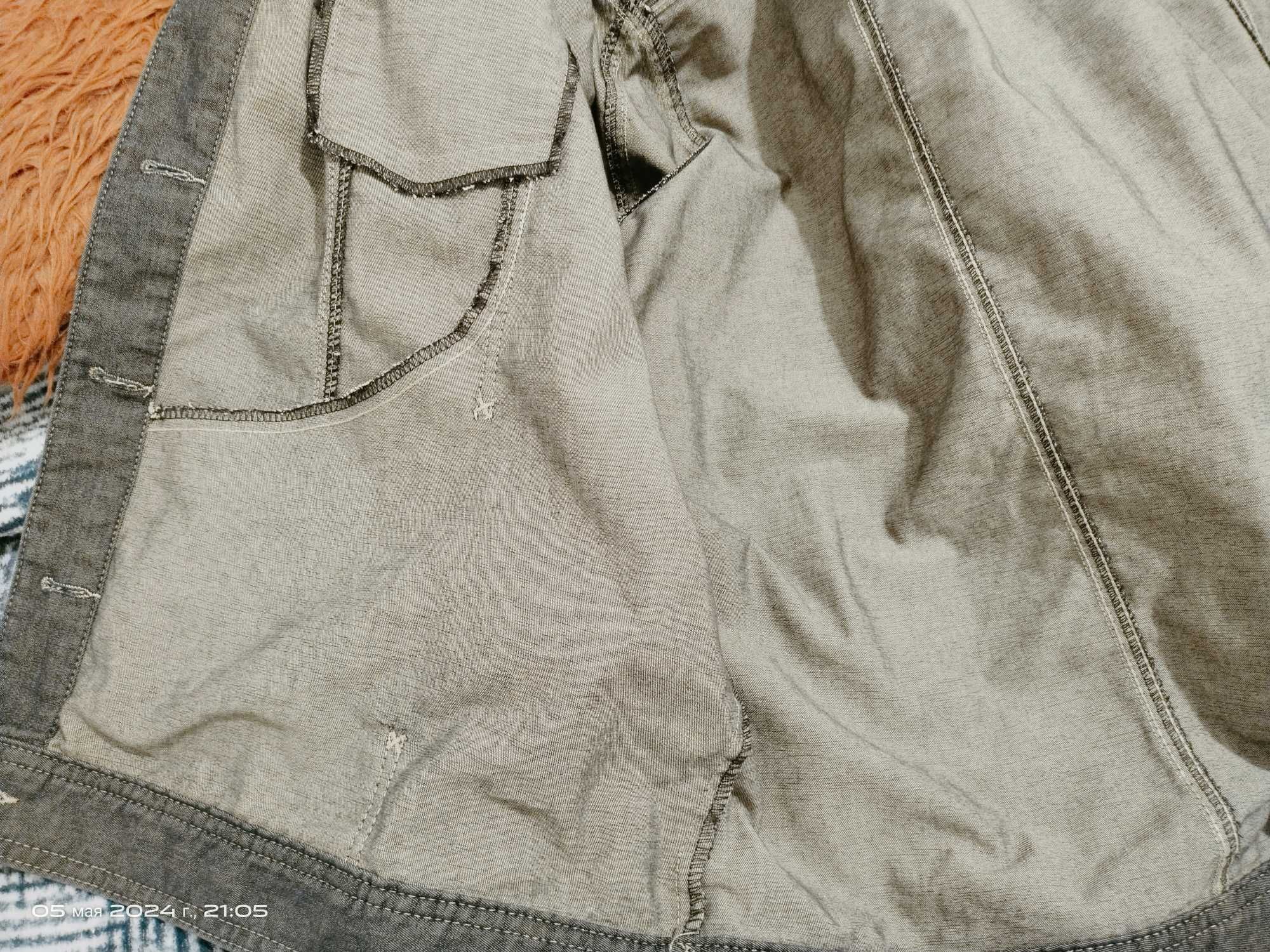 джинсовая куртка  большой 60-62 размер