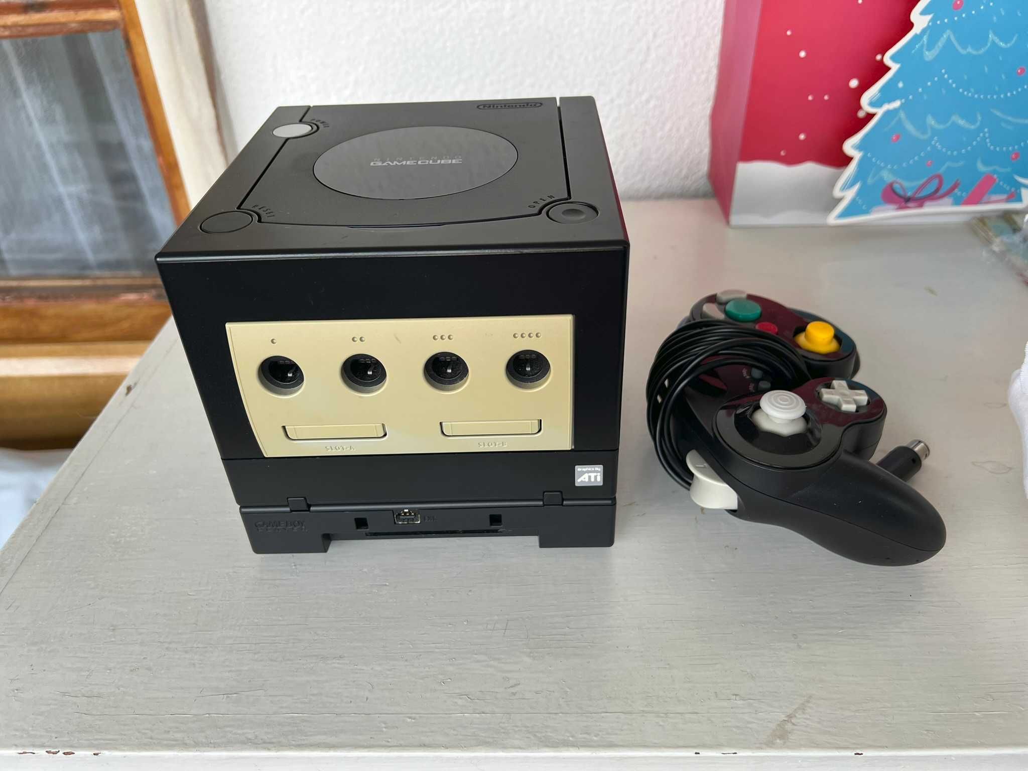 Nintendo Gamecube modificado (128GB) e GameBoy player