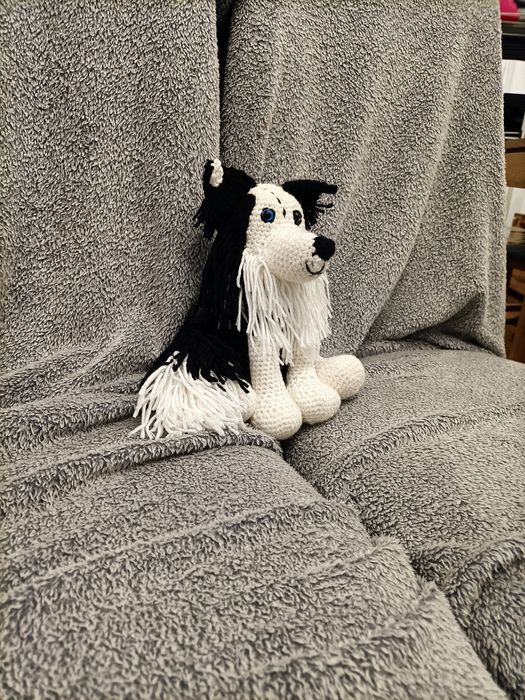 Pies szydełko handmade