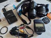 Nikon D5300 + 2 obiektywy+lampa Speedlite