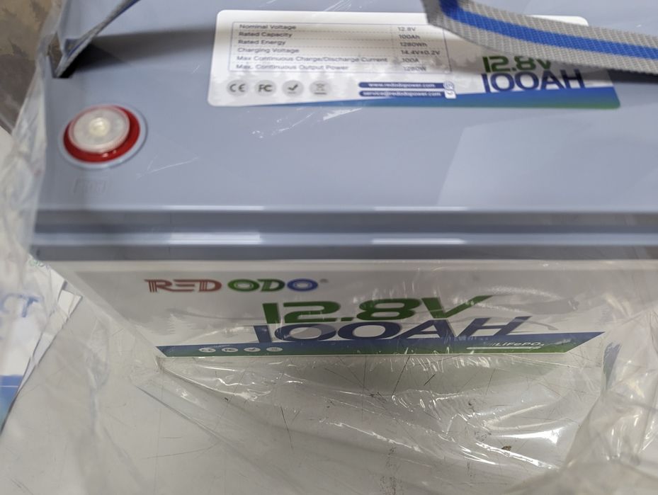redodo 12в 100аГ lifepo4 акб/з Німеччини + гарантія 1 рік!  акумулятор