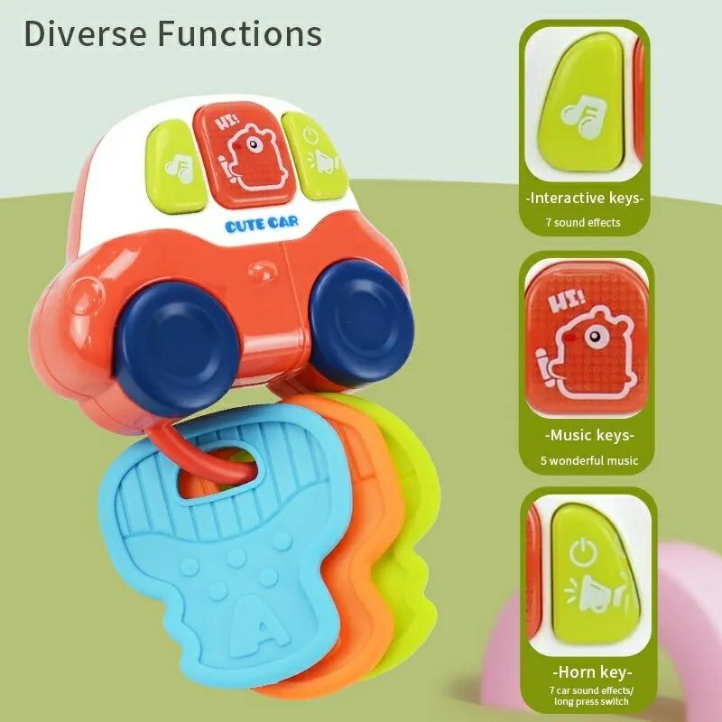 Іграшка музична ключі до машини сигналізація дитяча