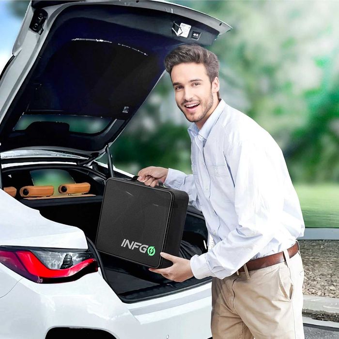 INFGO Przenośna skrzynka ścienna 11 kW [3-fazowa, 6,2 m, 6-16 A]