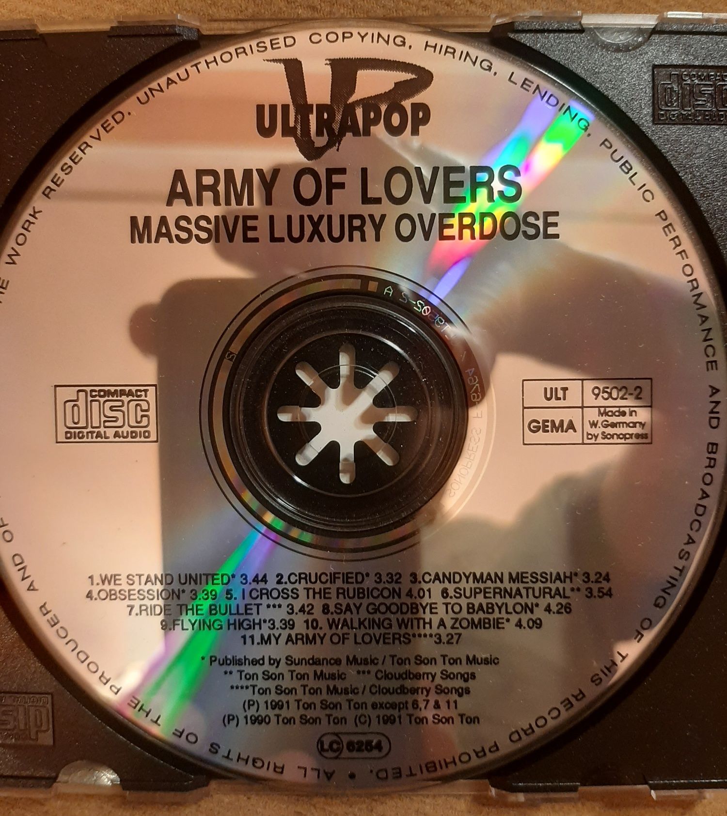 CD Army of Lovers Mssive Luxury Ov-se 1991 фирменный очень хорошем сос