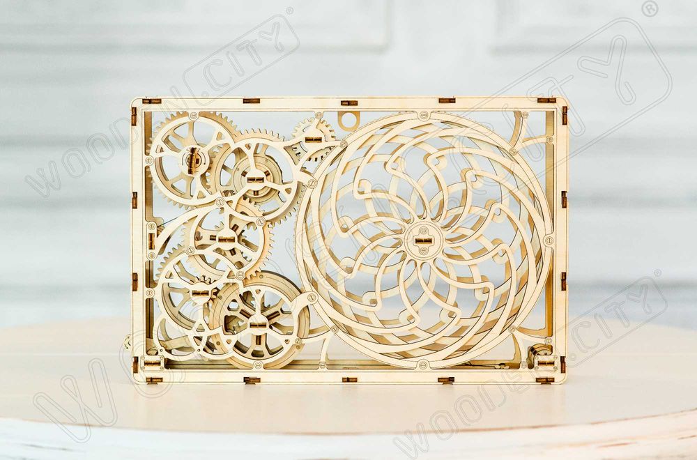 Moldura Cinética – Puzzle 3D em madeira – Novo e selado