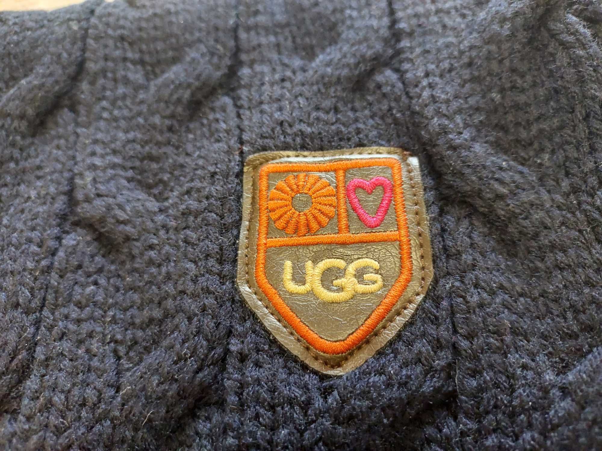 Шарф ugg  в синем цвете