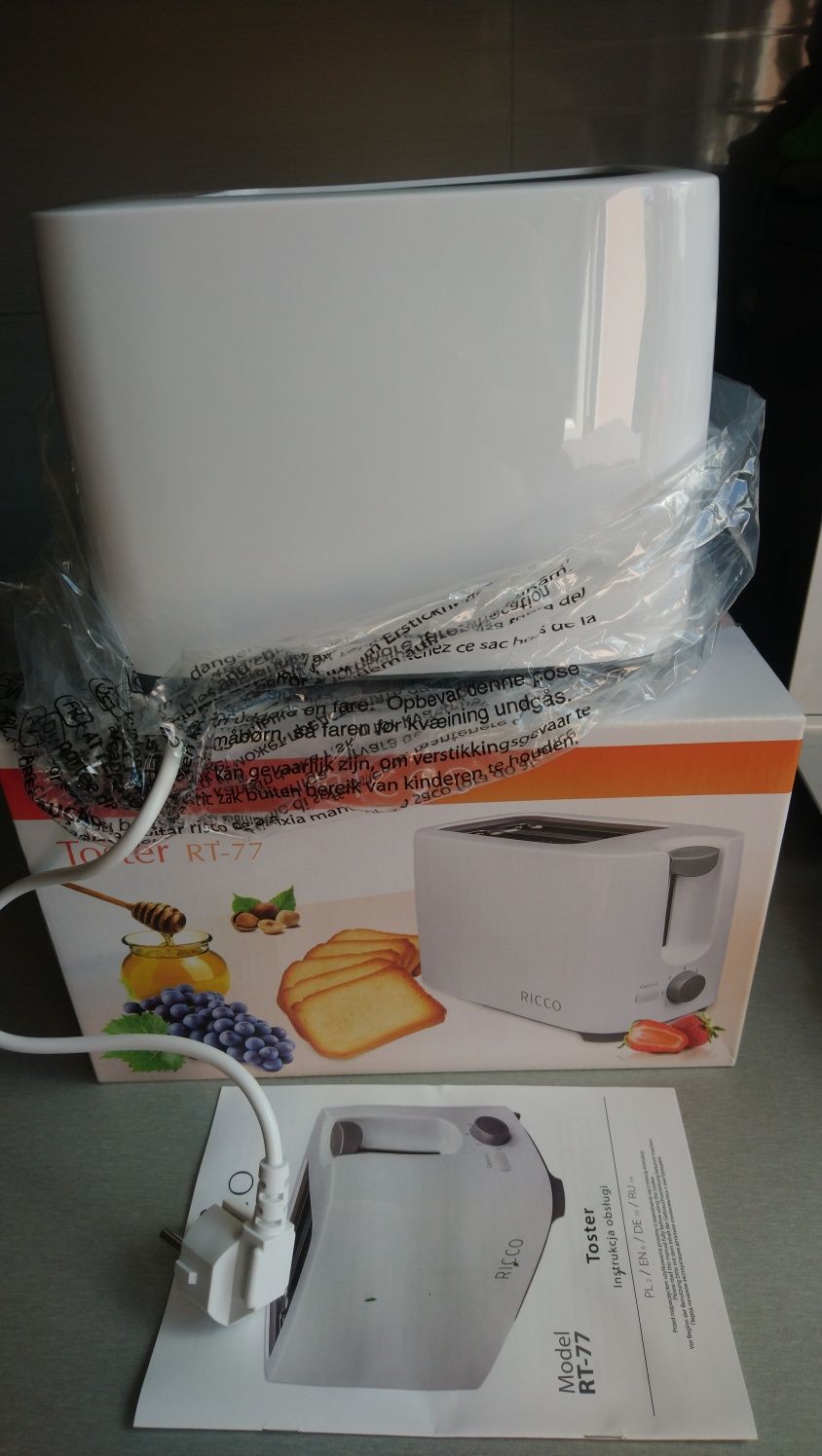 Toster opiekacz elektryczny