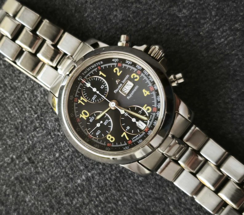 Maurice Lacroix Croneo Chronograf Day Date, pełny zestaw