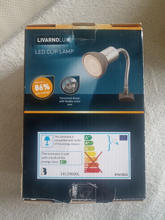 Lampka LED z klipsem