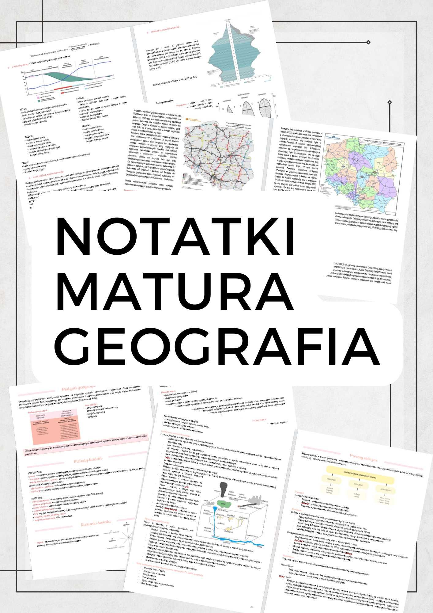 Notatki Geografia - Matura