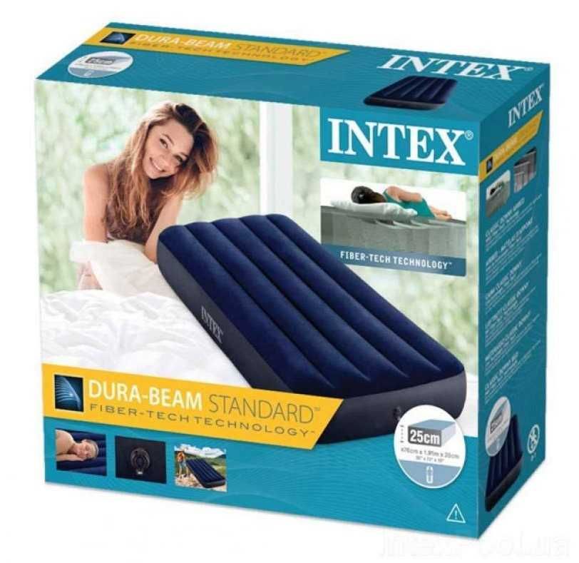 Надувной матрас Intex 64756 (Інтекс), 191x76x25см, Оптом и Розницу.
