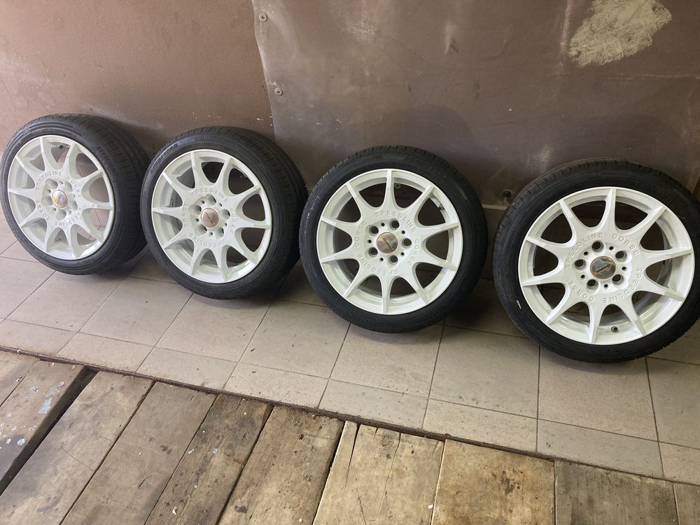 Koła speedline corse 5x112 16x7J et 45 nowe opony