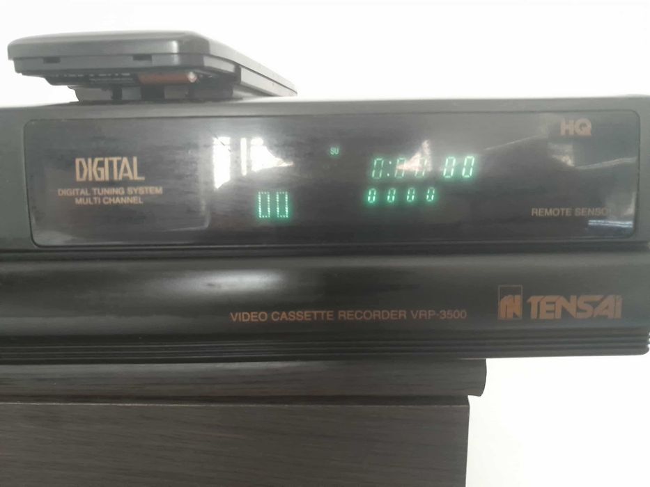 Vídeo gravador VHS Tensai VRP-3500 + Comando