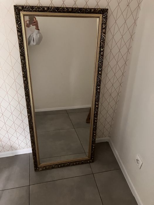 Lustro sprzedam zlota oprawa 60/140