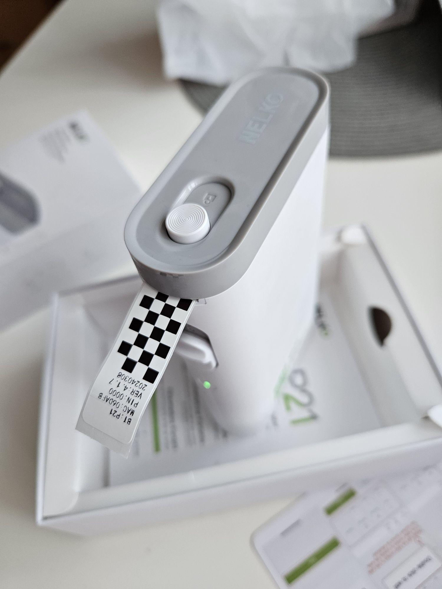 Nelko P21 Drukarka etykiet, Bluetooth