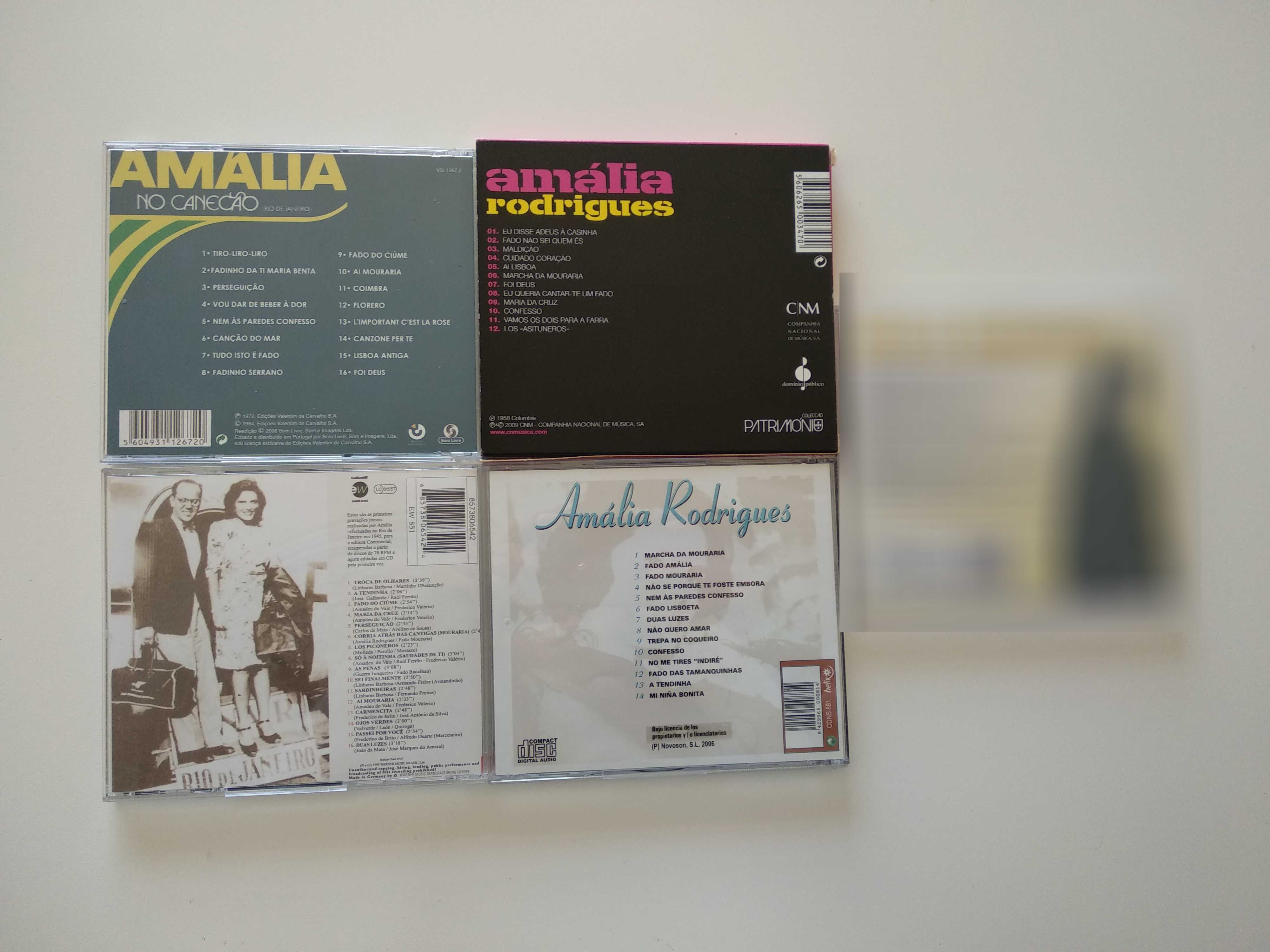 CDs Fadista Amália Rodrigues 5€/CADA