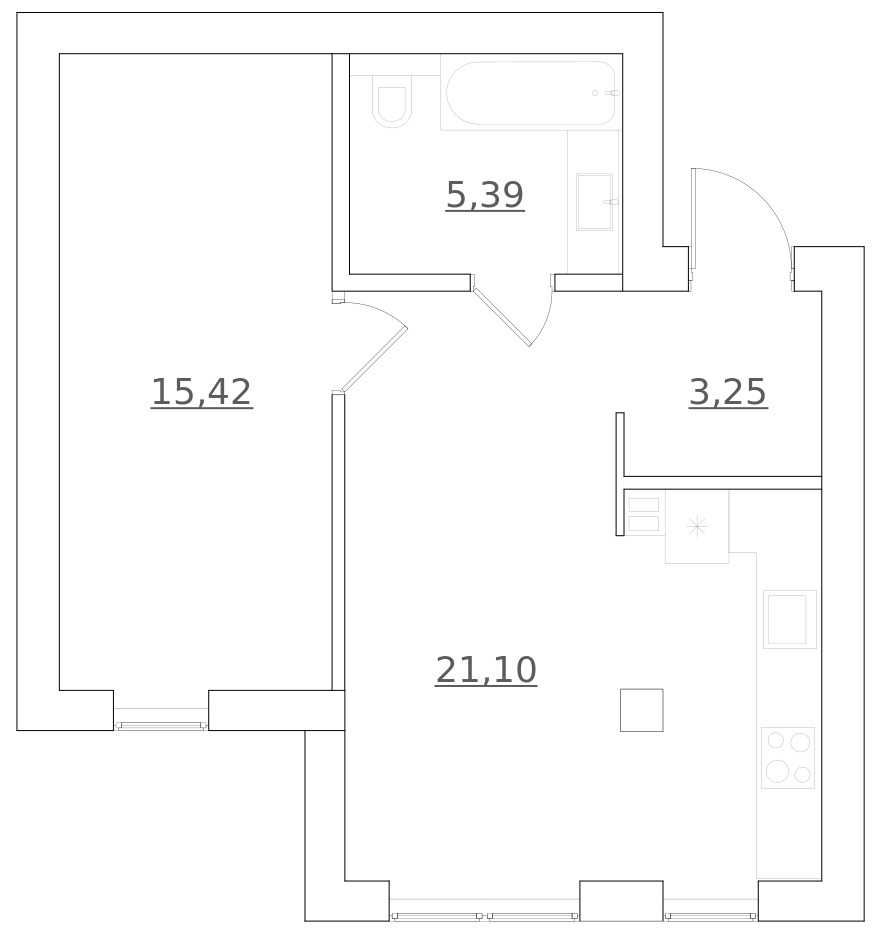 Терміново продаю 1-кімнатну квартиру в ЖК Desna Park Residence,Зазим'я