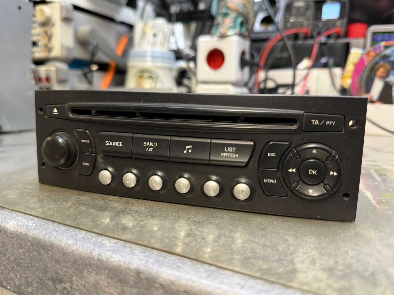Fabryczne Radio  CD RD4 N1 MP3 Citroen Peugeot C3 Picasso
