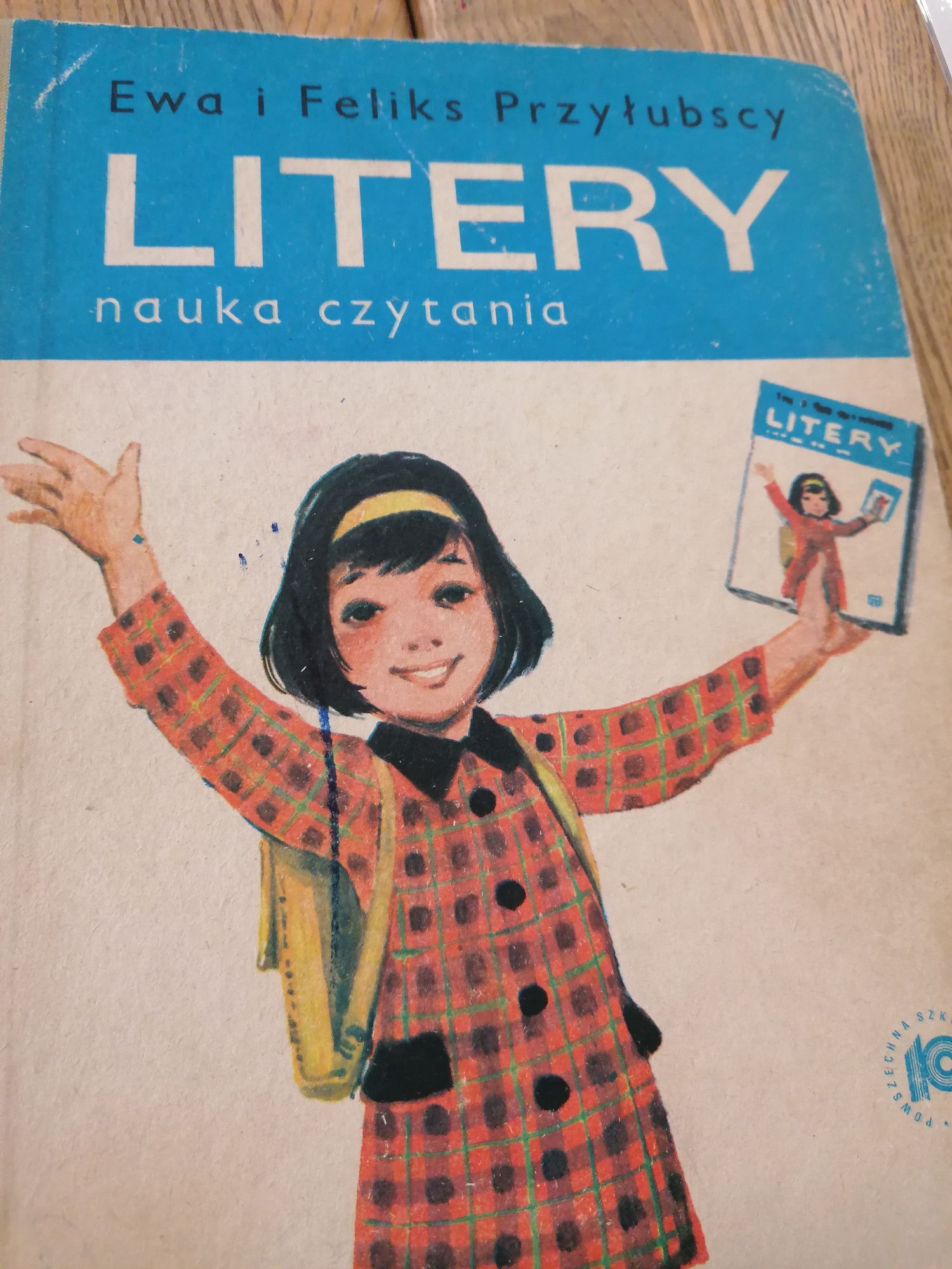 Litery nauka czytania Ewa i Feliks Przyłubscy 1981