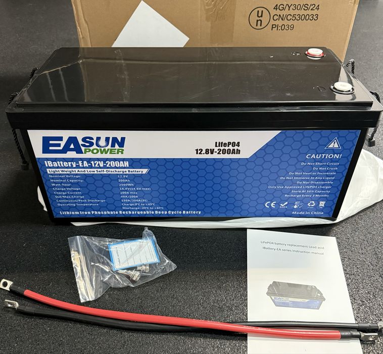 Akumulator Ea Sun Power Life Po 200AH 12V Nowy