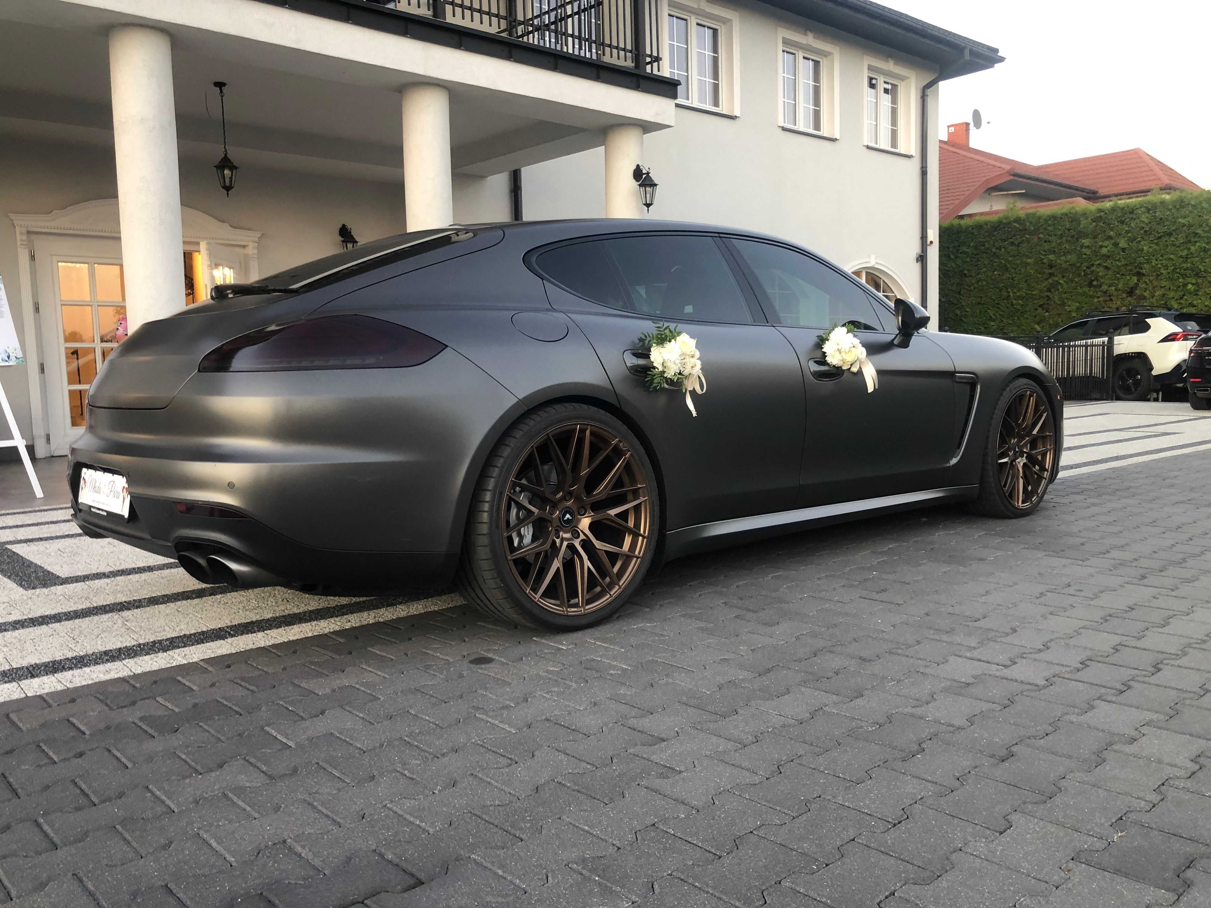 Auto Samochód do Ślubu - Ekskluzywne PORSCHE PANAMERA Tubro 4S USA