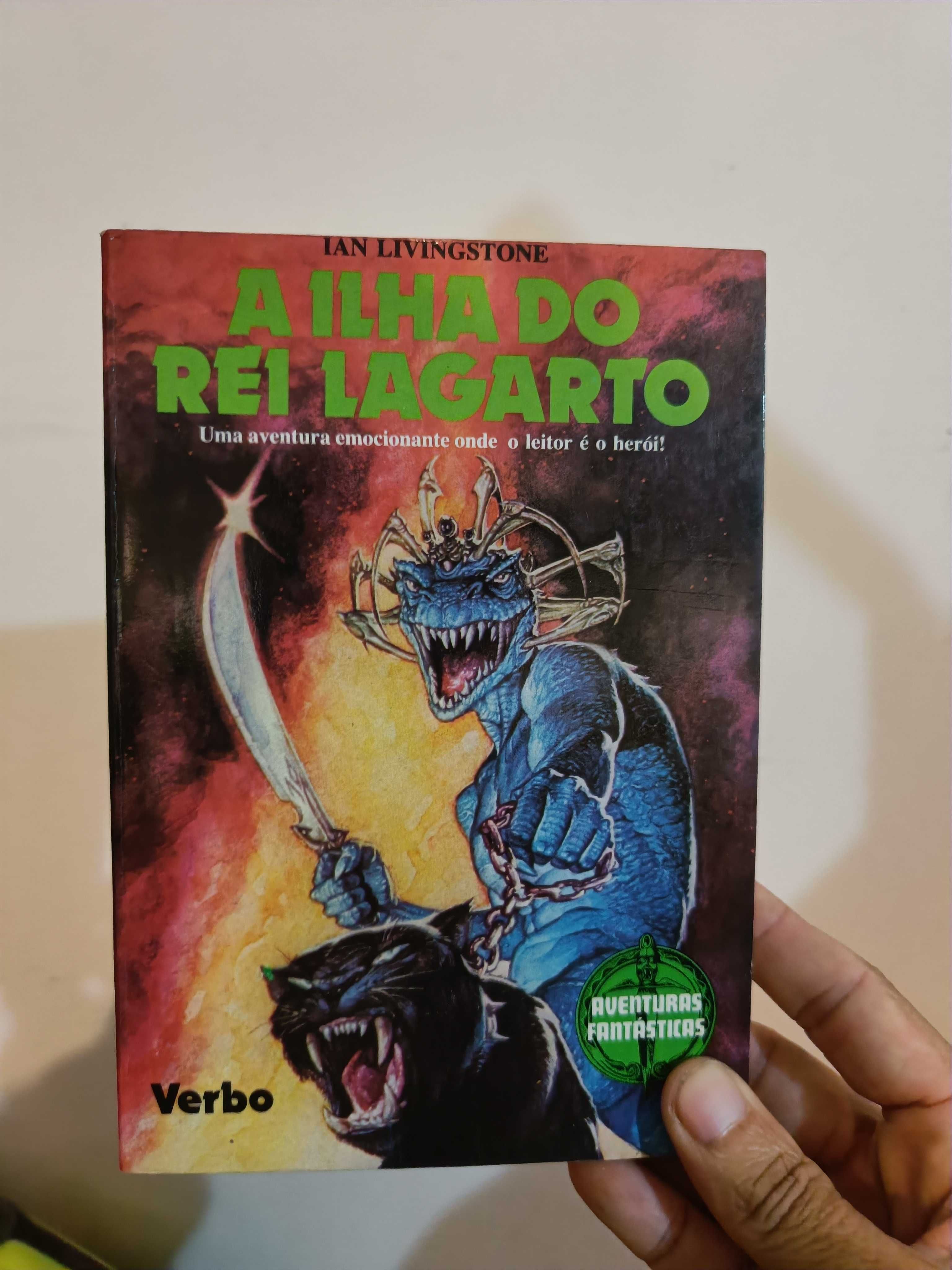 Livro Aventuras Fantásticas nº7 A ILHA DO REI LAGARTO.