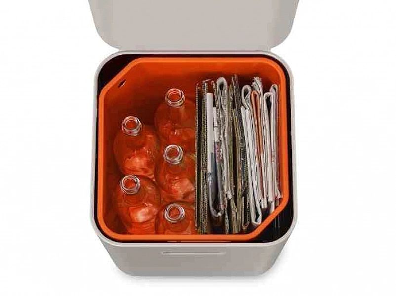 Kosz do segregacji 40l Totem Compact, szary / Joseph Joseph