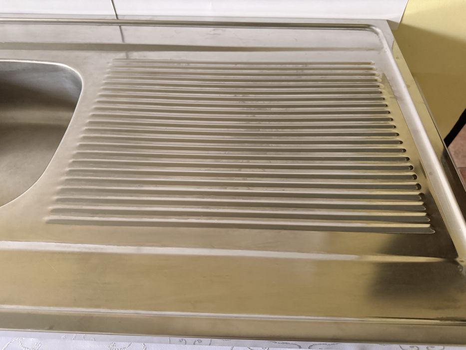 Zlewozmywak Kuchenny ze Stali Nierdzewnej z Ociekaczem Jednokomorowy