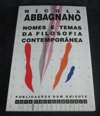Livro Nomes e Temas da Filosofia Contemporânea Nicola Abbagnano