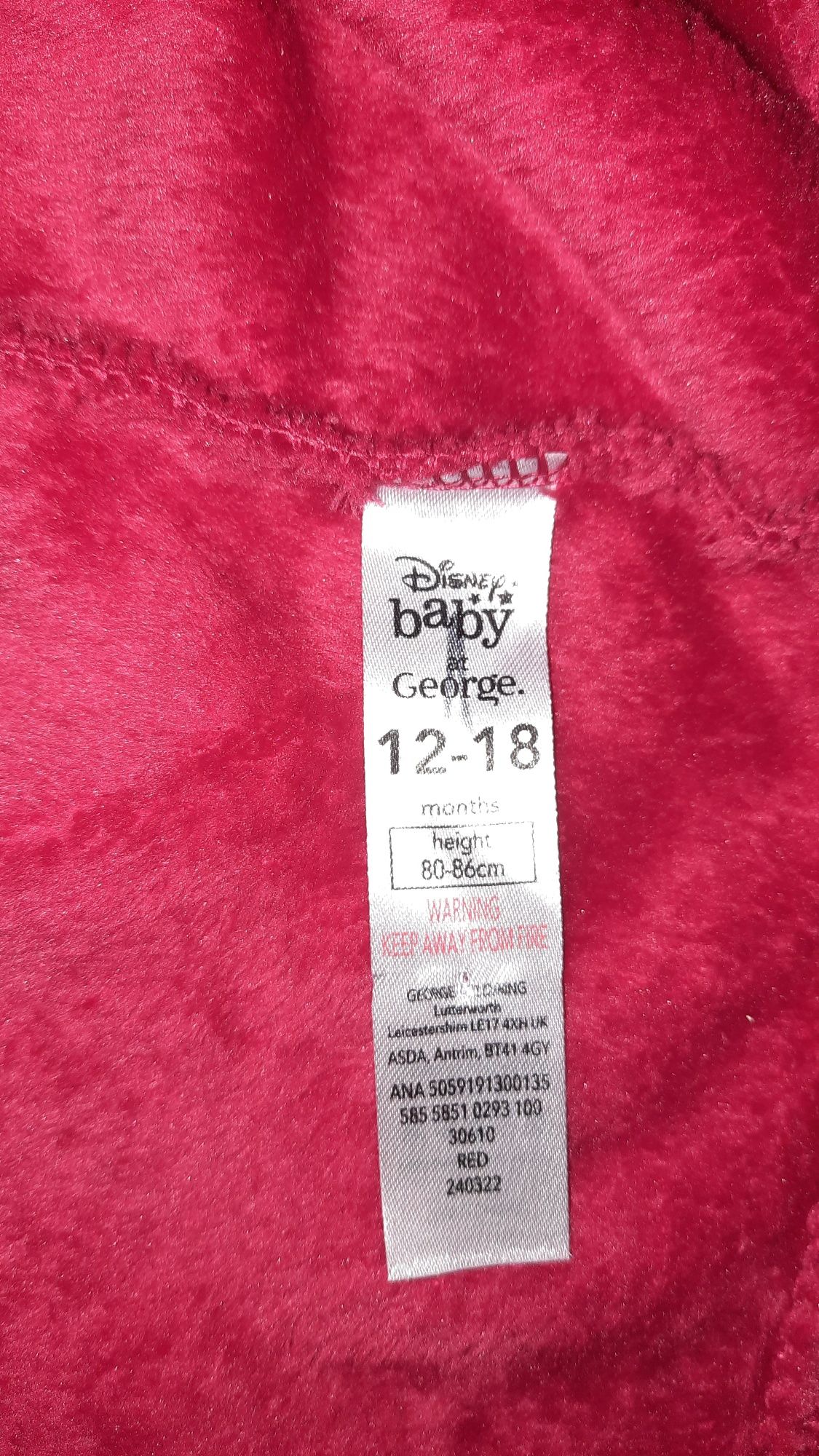 Флисовый халат Disney Baby