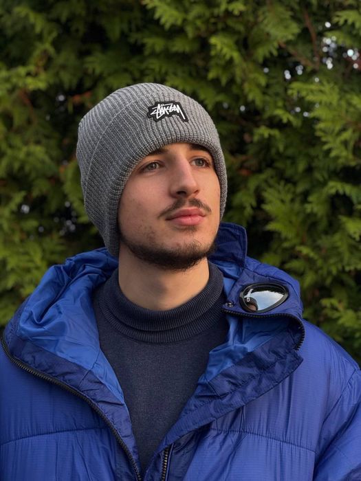 Шапка Stussy 3D Logo мужская зимняя шапка Стусси Стуси чоловіча