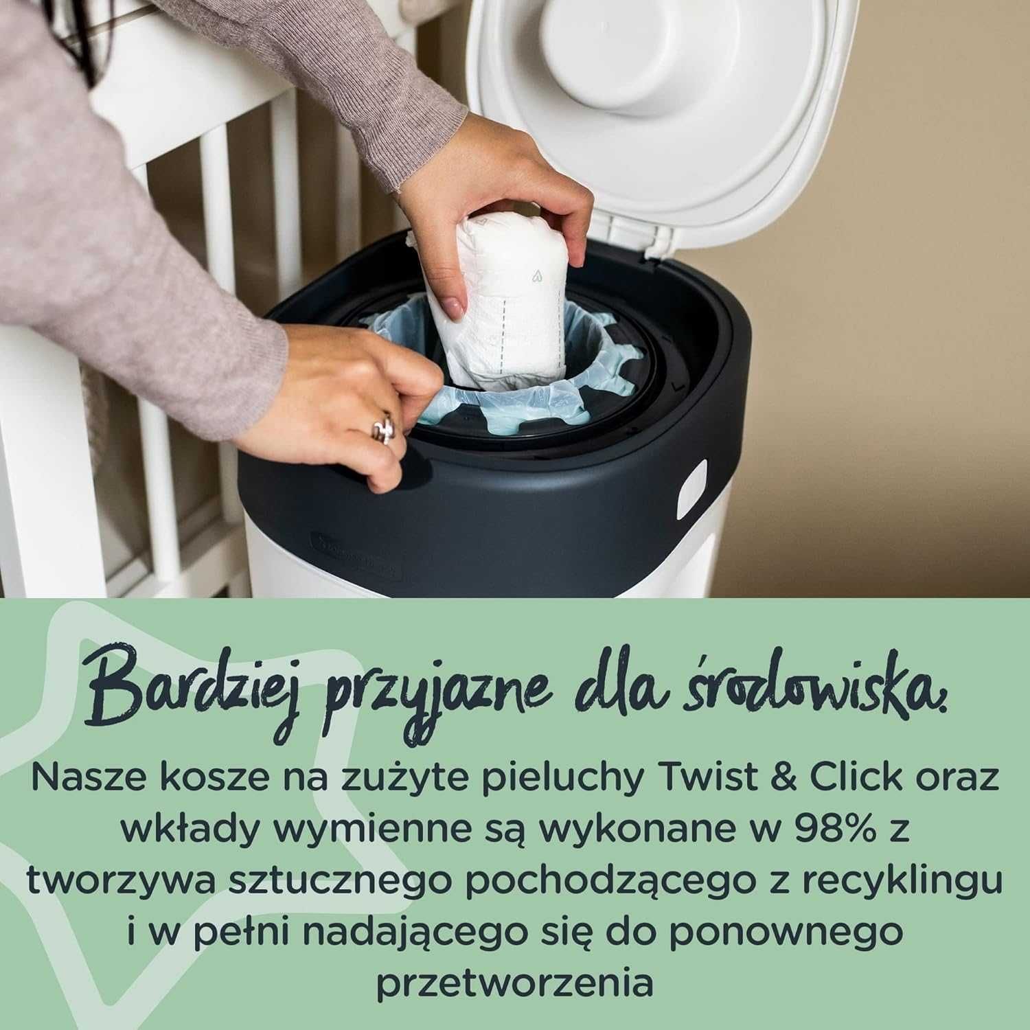 Kosz na pieluchy Tommee Tippee Twist & Click Sangenic XL