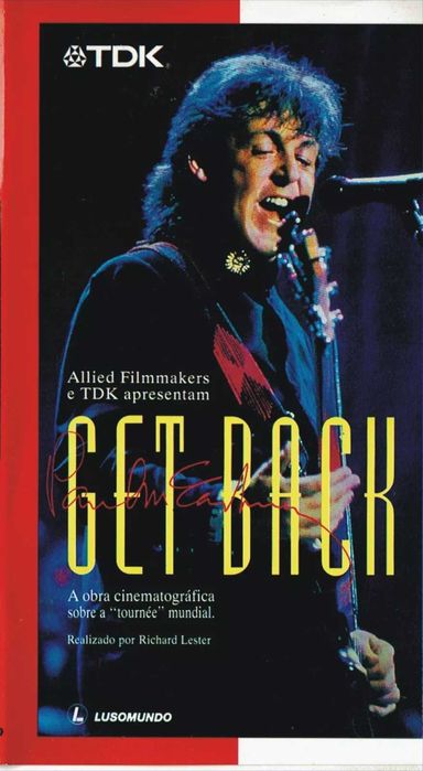 Paul McCartney, Get Back (PAL FORMAT VHS, 1990)
