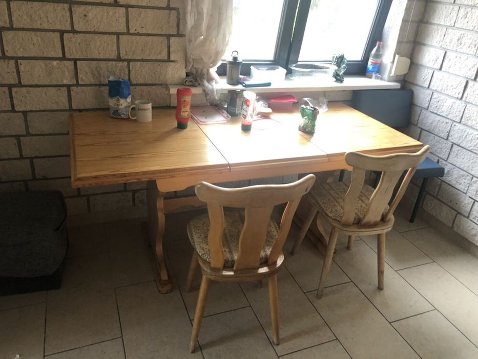 Tanio stół drewniany rozkładany kuchenny kuchnia