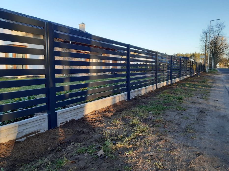 Ogrodzenia Panelowe kompletne. Palisada