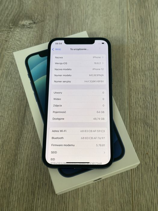 iPhone 12 - 86% kondycji