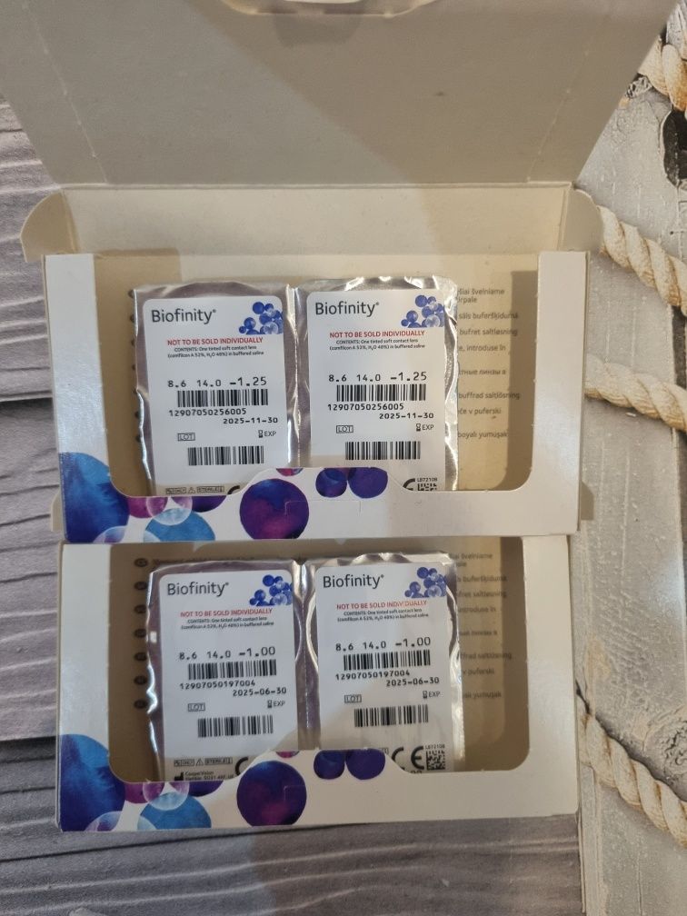 Soczewki kontaktowe biofinity
