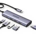 HUB Ugreen CM511, 15597/5w1 USB-C - USB-C PD / HDMI / 3x USB-A 3.0 - s