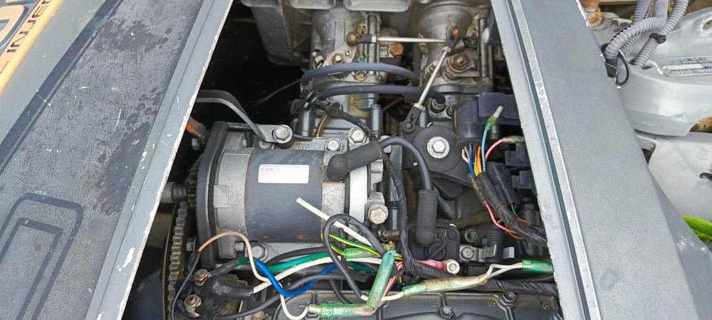 Silnik zaburtowy Suzuki V 150KM rozrusznik