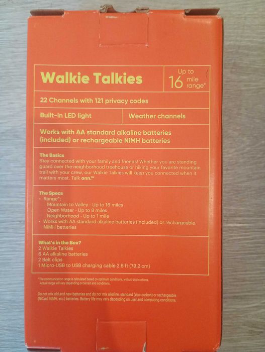 Радіостанція Walkie Talkies