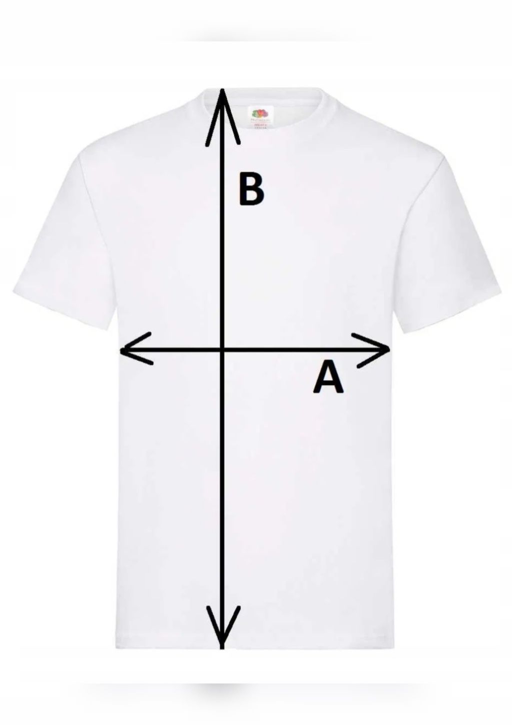 T-Shirt biała koszulka Fruit of the Loom Heavy Cotton Biały rozmiar L