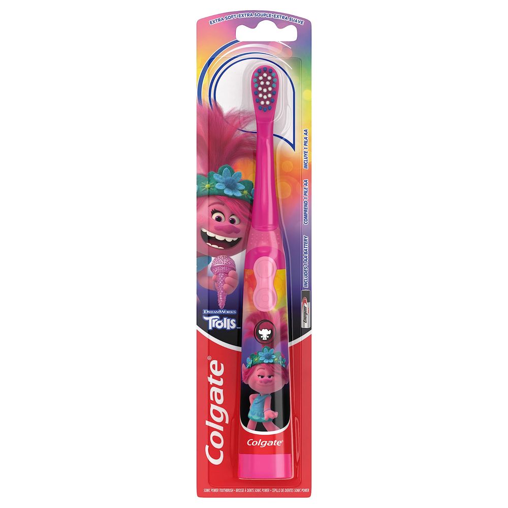 Colgate Детская электрическая зубная щетка Trolls Тролли