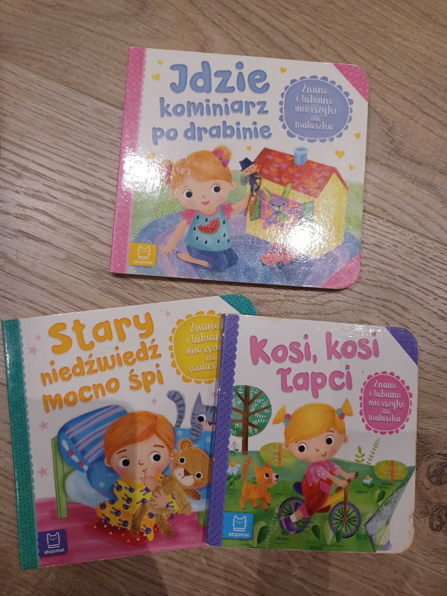 3 książeczki z popularnymi rymowankami dla dzieci