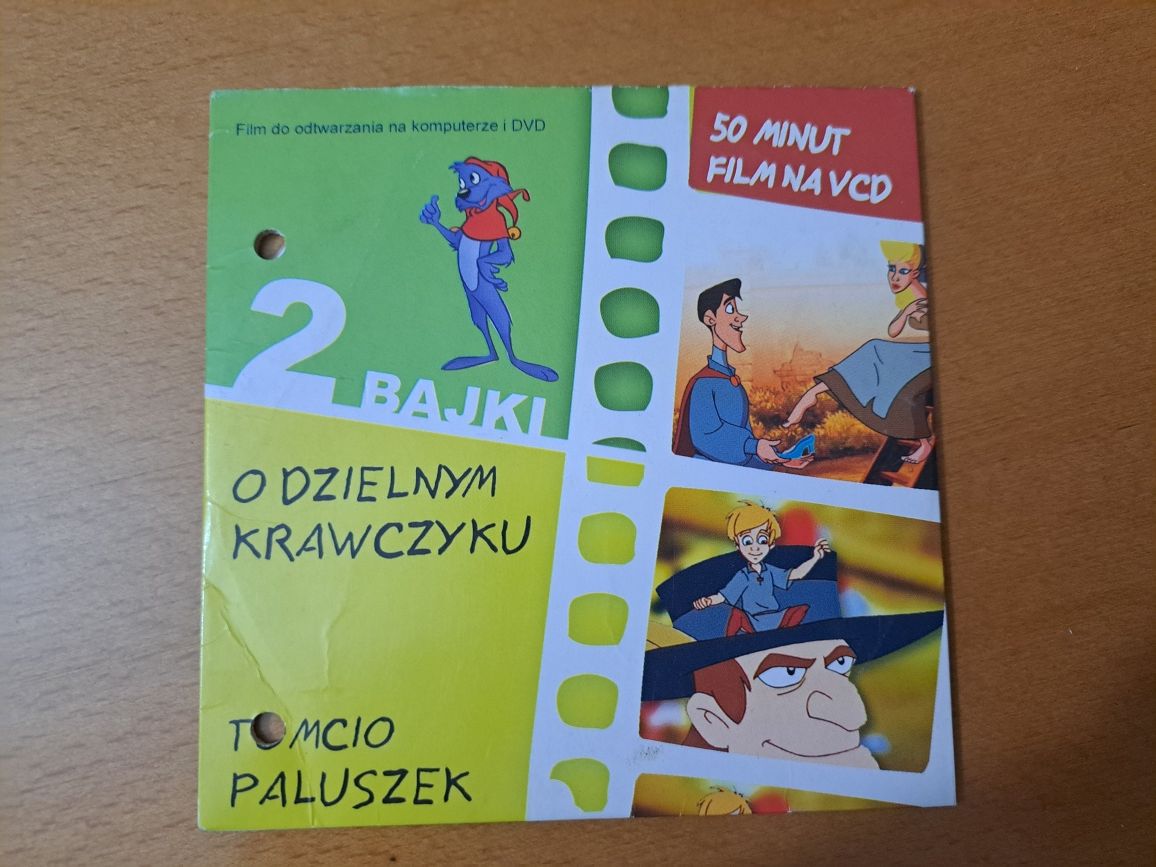 Bajka VCD O dzielnym Krawczyku i Tomcio Paluszek