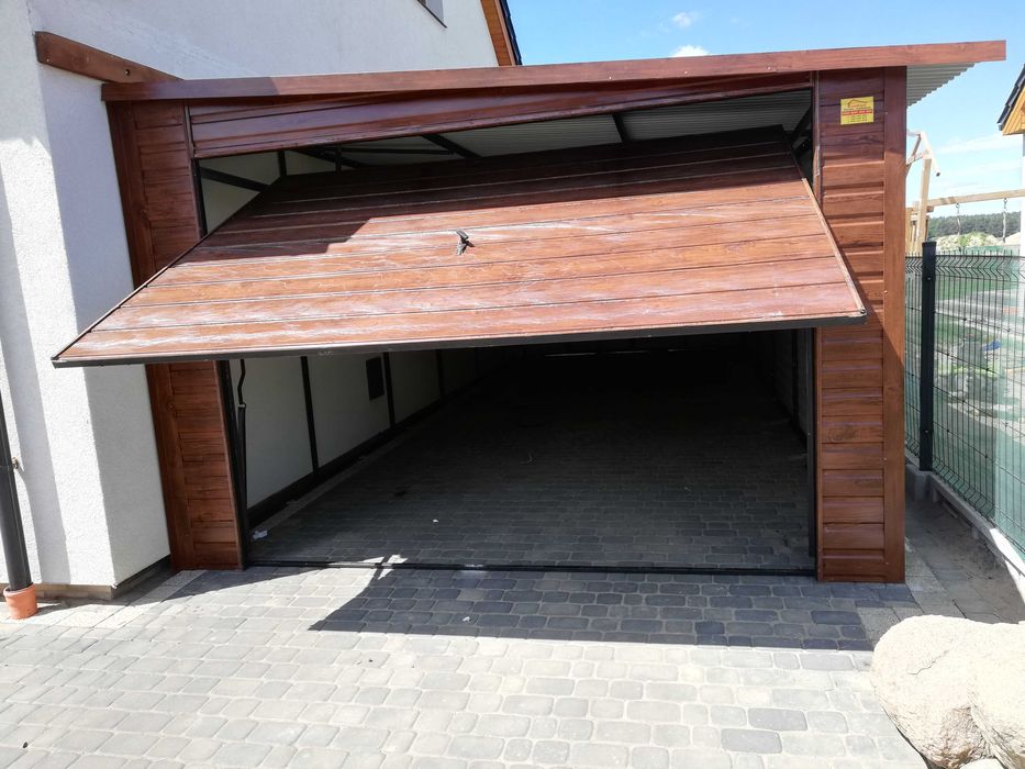 Garaż 3x5 + OKNO + DRZWI w CENIE Drewnopodobny