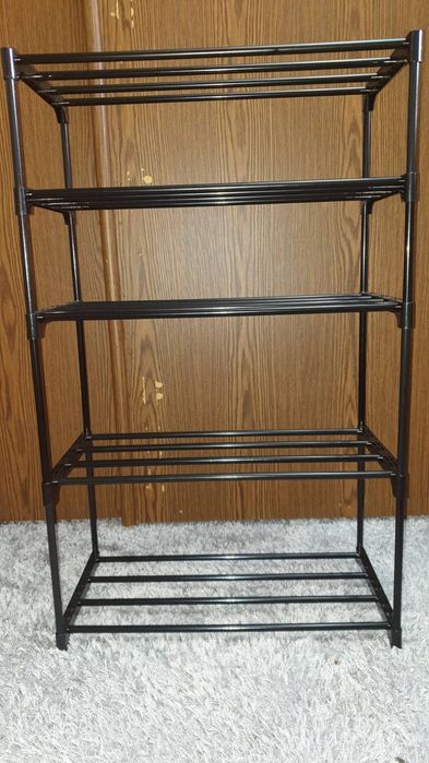 Металева поличка, етажерка для взуття або одягу