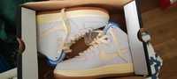 Nike Air Force 1 High Sculpt  PREMIUM White/Blue Jordan 38 Jordan 24